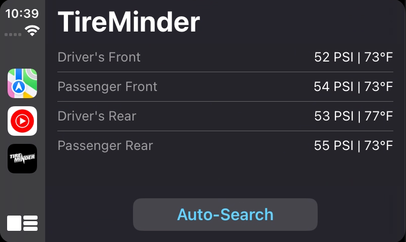 TireMinder CarPlay Example.png